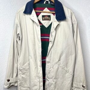 Vintage Greatland Apparel Barn Chore Coat Mens Small Jacket Southwestern Lined